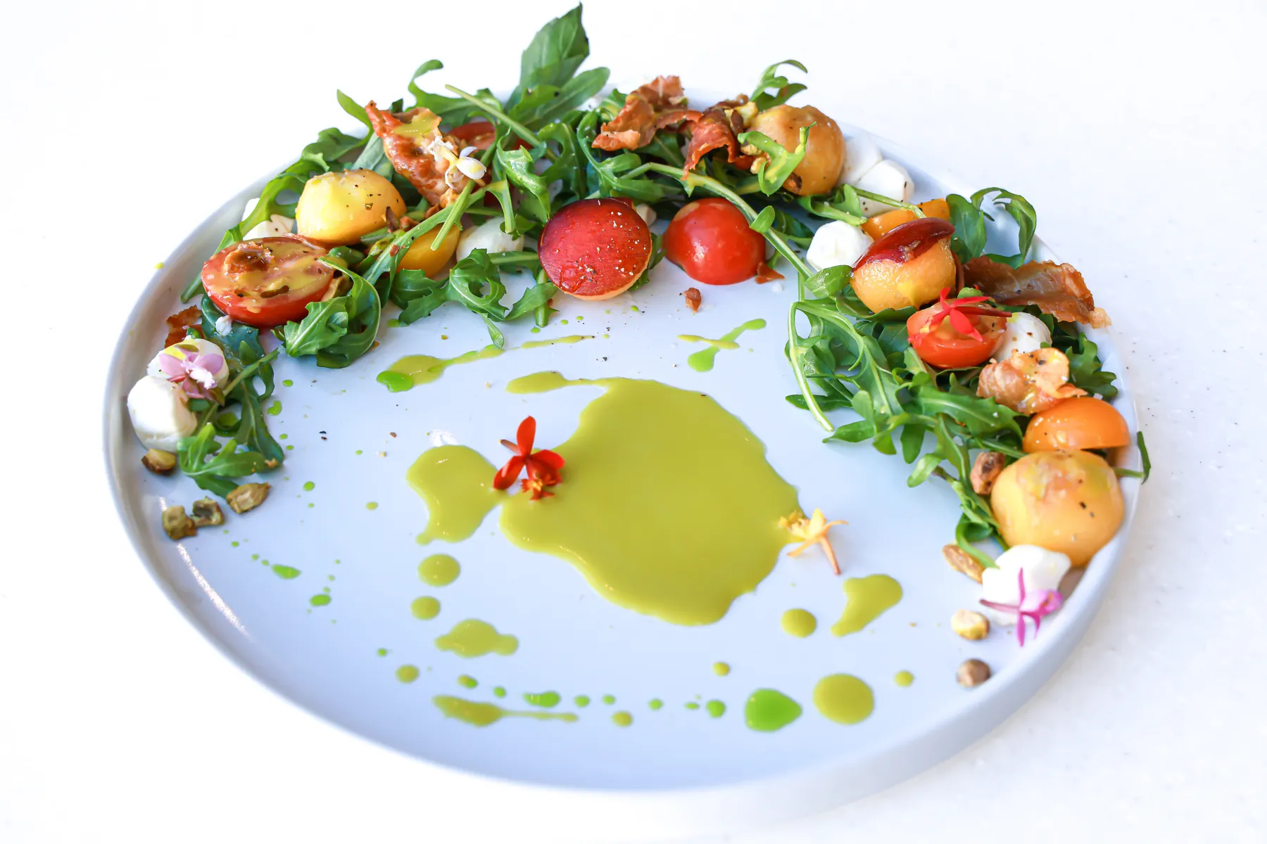 A composed plated course