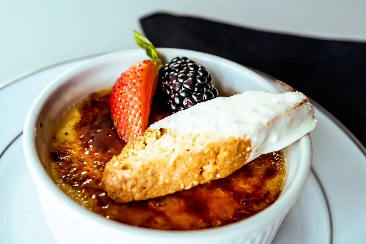 A dish from the Desserts menu