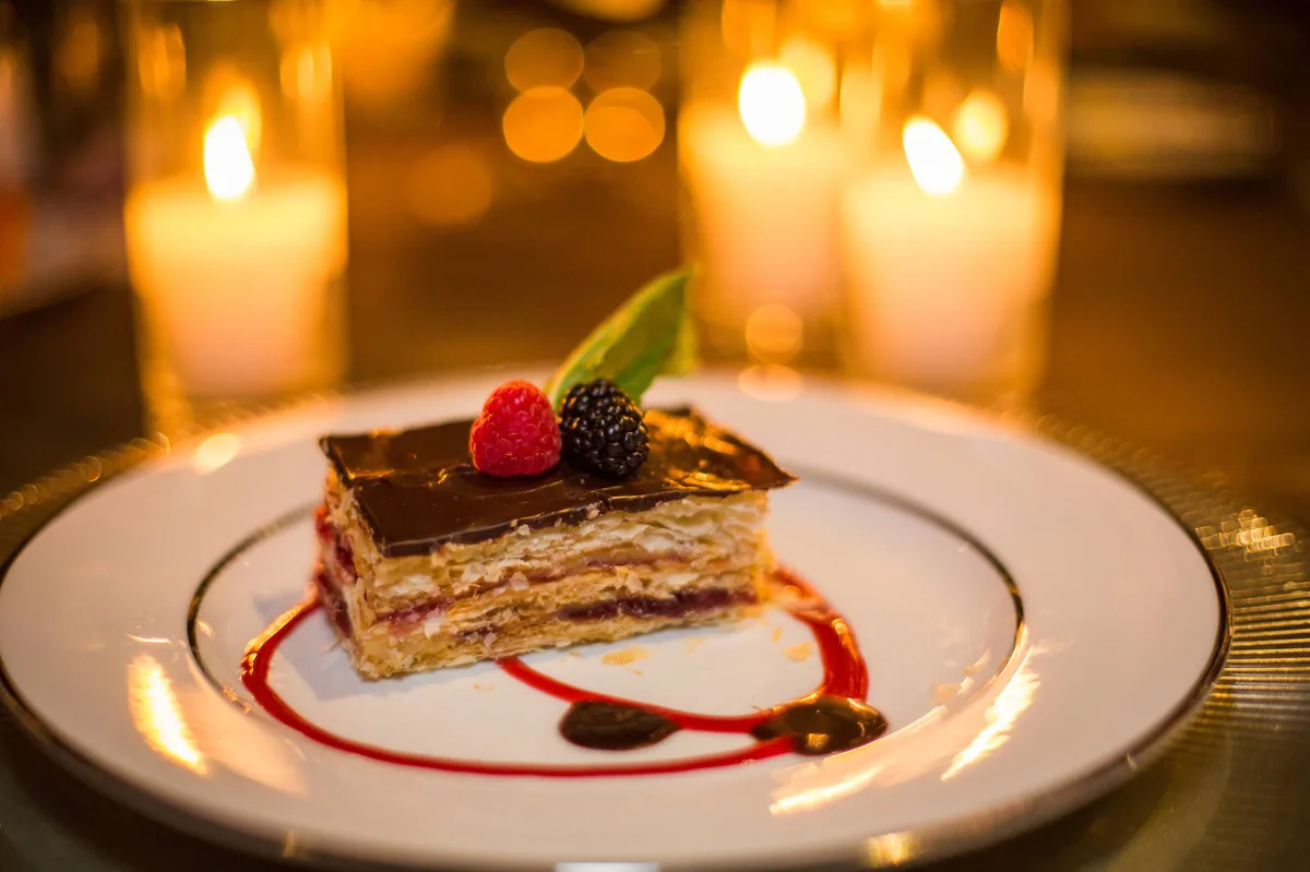 A dish from the Desserts menu