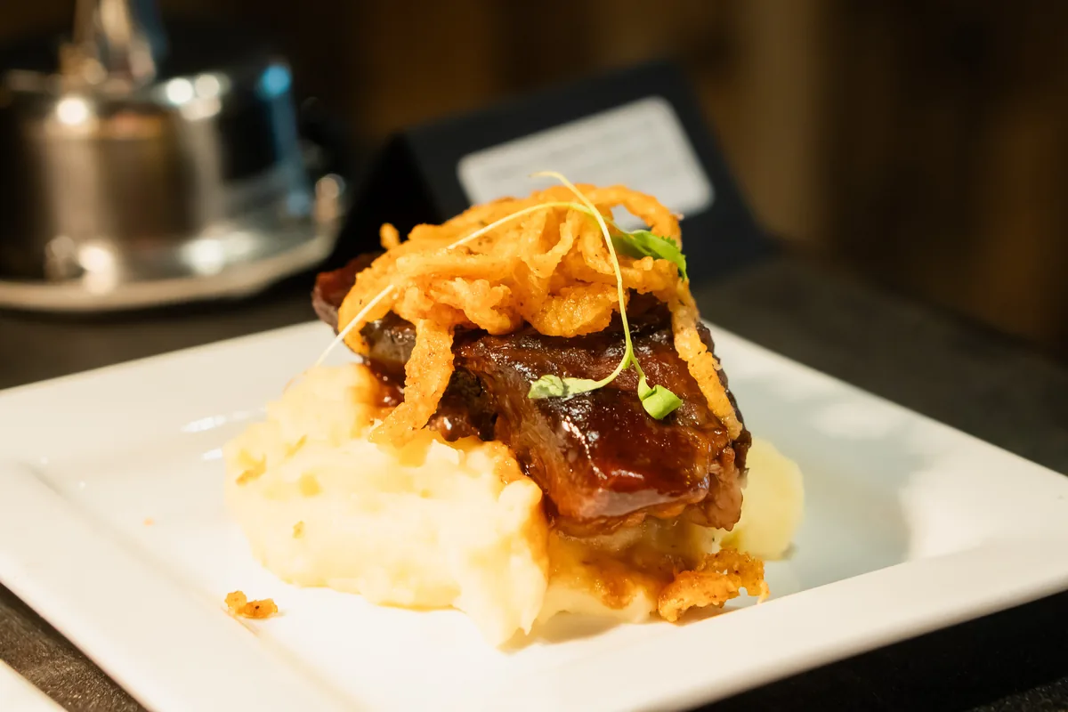 A dish from the Reception ' Dinner Menus menu